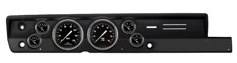 Classic Instruments 1967-69 Plymouth Barracuda Package Gauge Sets CDPB67HR51BL Kit, Hot Rod Series, Short Sweep, Direct-Fit w/ Black Insert, Mopar, 1967-1969 Barracuda, Kit