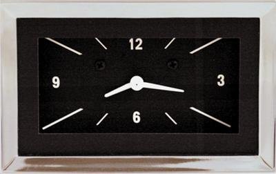 Classic Instruments 1957 Chevy Electric Clocks CH57CLB Gauge, Hot Rod Style, Clock, 12 hours, Rectangular, Black Face, Analog, Electric, Chevy, Each