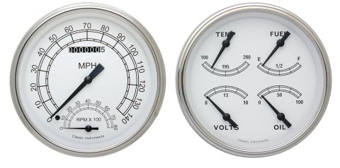 Classic Instruments Gauge Kits and Instrument Clusters CT47CW62-LS