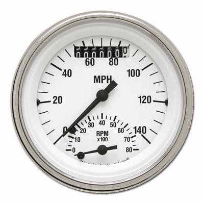 Classic Instruments White Hot Series Gauge Sets WH20SLC Gauge, Series, Speedometer, Tachometer, Face, Analog, Each