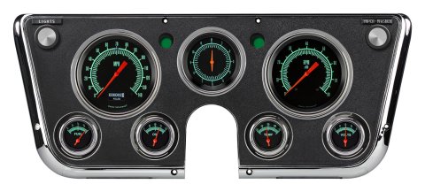 Classic Instruments 1967-72 Chevy Truck Package Gauge Sets CT67DGS-LS Gauges, G-Stock, Direct Fit, Display Gauge, Chevy/GMC, Truck, 1967-1972, LS Swap, Speedometer, Tach, Fuel, Volt, Oil Pressure, Water Temp, Kit
