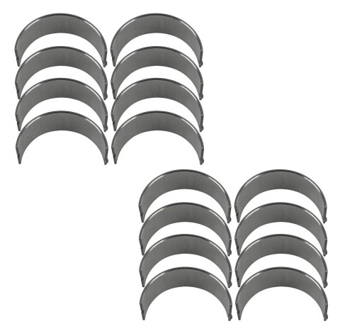 King SI-Series Rod Bearings CR 805SI Bearings, Standard Size, Bi-metal, Silicon Aluminum, Mopar, Set of 8