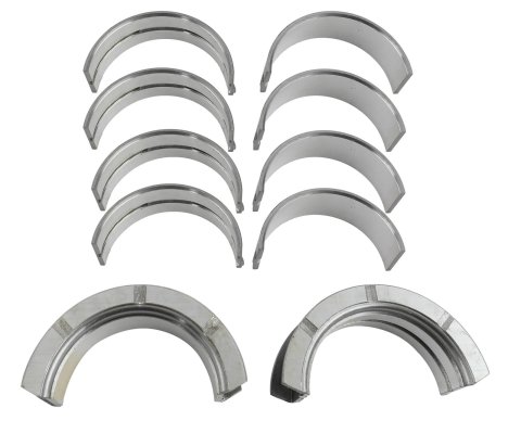 King HP-Series Main Bearings MB 529HP Bearings, HP-Series, Bi-metal, Silicon Aluminum, Standard Size, Ford, Small Block, Set of 5