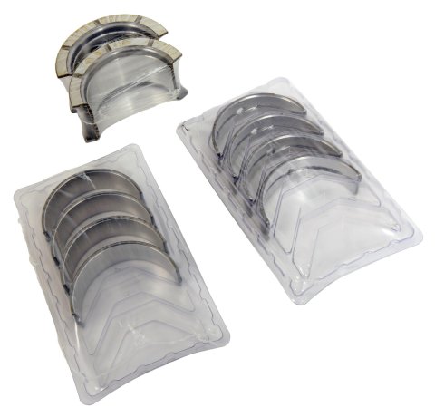 King HP-Series Main Bearings MB 556HPN 010 Bearings, HP Series, 0.010 in. Crankshaft Undersize, Bi-Metal, Silicon Aluminum, Chevrolet, Big Block, Set of 5