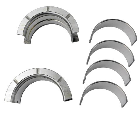 King HP-Series Main Bearings MB 556HPN Bearings, HP-Series, Narrowed, Bi-metal, Silicon Aluminum, 1/2 Groove Style, Stock Size, Chevrolet, Big Block, Set of 5