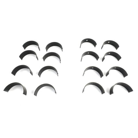 King XP-Series Rod Bearings CR 807XPND Bearings, XP-Series, Stock Size, Tri-metal, Narrowed, Large Journal, Chevy, Small Block, Set of 8