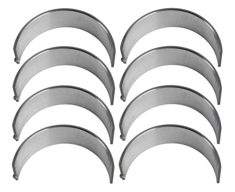 King SI-Series Rod Bearings CR 807SISTDX Bearings, Standard Size, Bi-metal, Silicon Aluminum, Large Journal, Chevy, Small Block, Set of 8