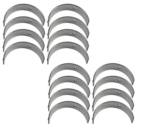 King HP-Series Rod Bearings CR 804HPN Bearings, HP-Series, Standard Size, Bi-metal, Silicon Aluminum, Ford, Small Block, Set of 8