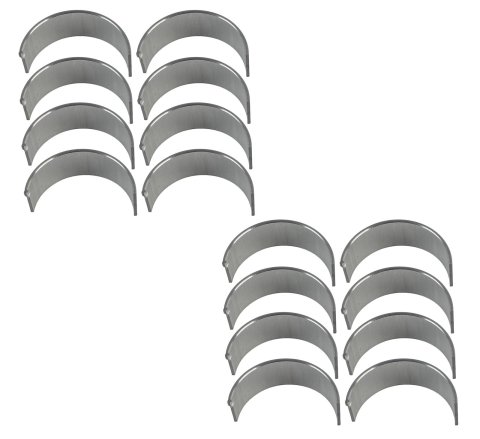 King SI-Series Rod Bearings CR 805SI 010 Bearings, .010 in. Crankshaft Undersize, Bi-metal, Silicon Aluminum, Mopar, Set of 8
