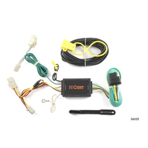 CURT Custom Wiring Connector Harnesses for 2009-2013 MATRIX, 2009-2010 VIBE, 2011-2015 XB - 56035 Vehicle Towing Harness Adapter, T-Connector, 3-Wire System, Powered Converter, Pontiac, Each