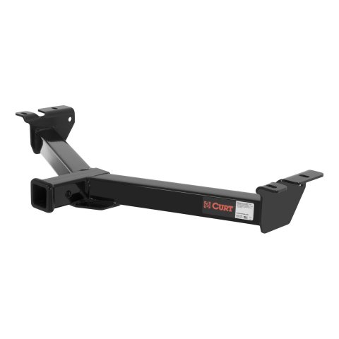 CURT Class 3 Receiver Hitch 31053 Trailer Hitch, III, Front Receiver, 2 in. Receiver, Black, Square Tube, Ford, Each