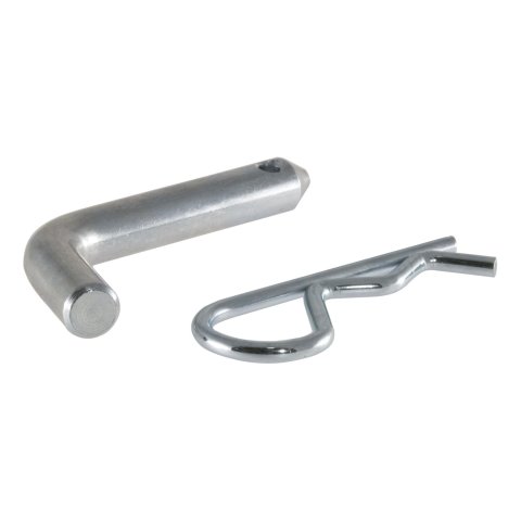 CURT Receiver Pins and Clips 21401 Hitch Pin, 1/2 in. Diameter, Steel, Zinc Plated, Clip, Universal, Each