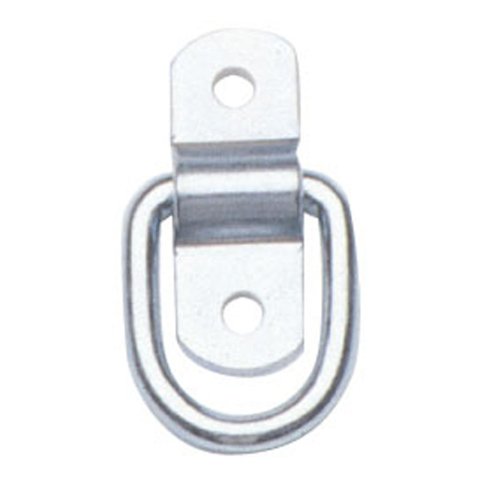 CURT Rope Rings 83730 Cargo Tie-Down Anchor, Ring, Steel, Zinc Plated, 1,200 lb Capacity, Each