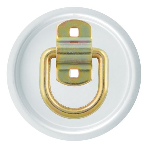 CURT Forged D-Rings 83740 Cargo Tie Down, D-Ring, Steel, Zinc Plated, 11,000 lb. Capacity, Each