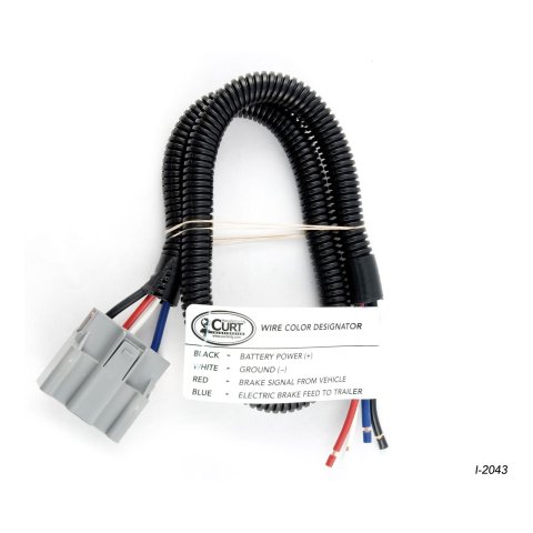 CURT Brake Control Harnesses 51431 Trailer Controller Harness, Quick Plug Design, Ford, Each