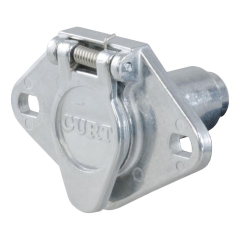 CURT Towing Harness Sockets and Plugs 58070 4-POLE DIE CAST CONNECT CAR END
