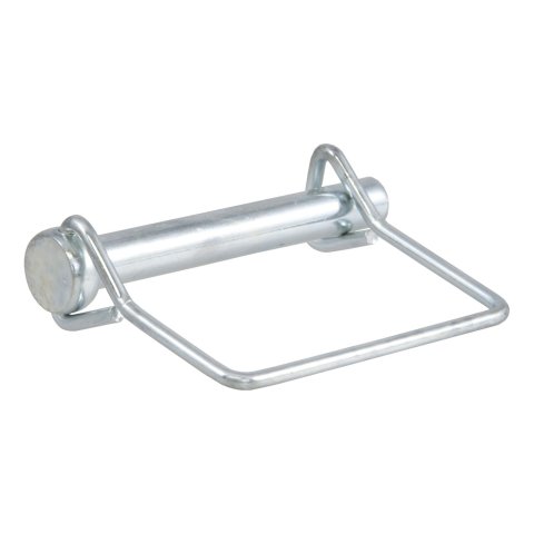 CURT Coupler Safety Pins 28278 Trailer Pin, 3/8 in. Diameter, Steel, Zinc Finish, Each