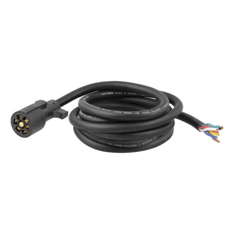 CURT Trailer Harness Adapters 56623 Vehicle Towing Adapter, 7-pole Male Plug Type, 10 ft. Length Cord, Each