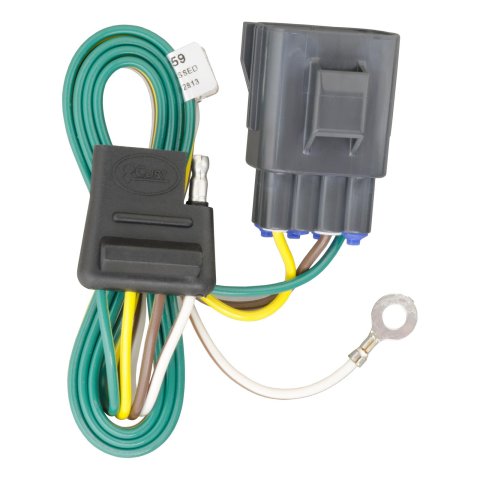CURT Custom Wiring Connector Harnesses for 2012-2014 RANGE ROVER EVOQUE - 56159 Adapter, Vehicle Towing Harness, 4-Way Flat, Land Rover, Each
