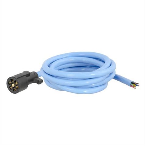 Curt Manufacturing Trailer Wiring Harnesses 56613 CURT Cold-Weather Replacement 7-Way RV Blade Harness - Replaces a trailer-end 7-way RV blade plug Soft casin
