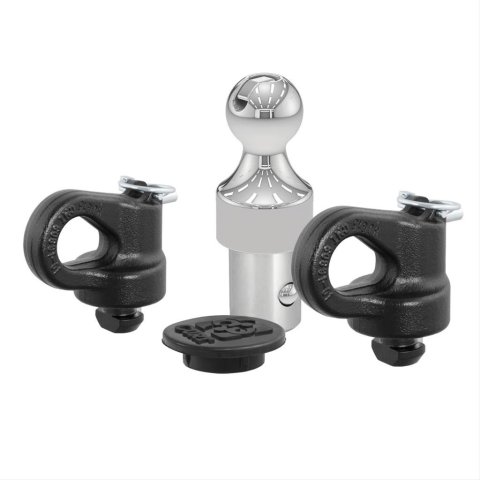 CURT Gooseneck Hitch Balls 60692 Ball, Steel, Chrome, Gooseneck, 2 5/16 in. Diameter, Chevy, GMC, Nissan, Kit