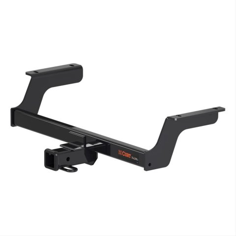 CURT Class 1 Receiver Hitch 114743 Hitch, I, 1/4 in. Receiver, Round Tube Welded, Black Powdercoated, with Old-Style Ball Mount, Volkswagen, Jetta, Each