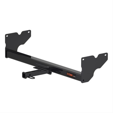 CURT Class 2 Receiver Hitch 12177 Hitch, II, 1-1/4 in. Receiver, Black Powdercoat, Square Tube, Volkswagen, Each