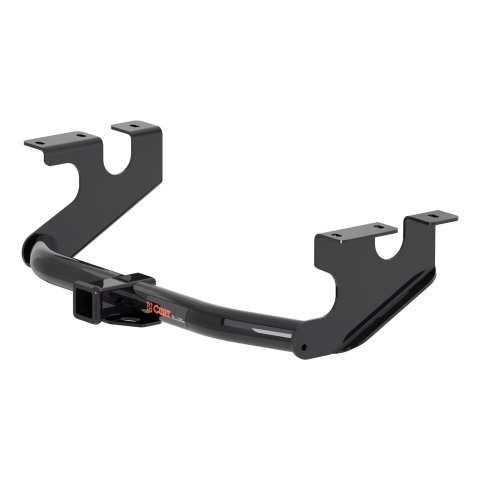 CURT Class 3 Receiver Hitch 13391 Hitch, III, 2 in. Receiver, Black Powdercoat, Round Tube, Alfa Romeo, Each