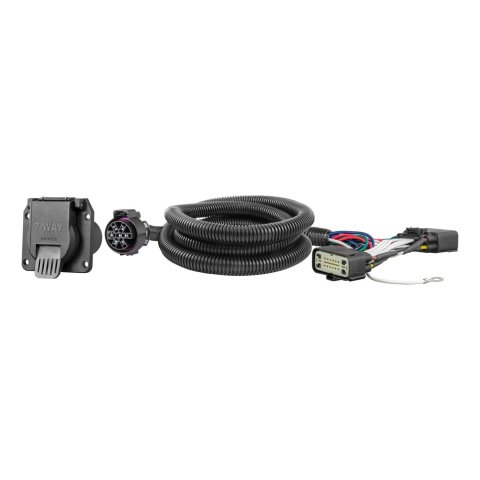 CURT Custom Wiring Connector Harnesses for 2015-2020 F-150 - 56413 Trailer Wire Connector, T-Connector, 7-Way RV, Ford, Each