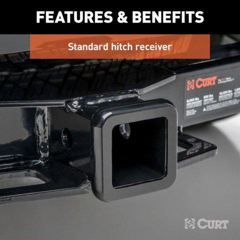 CURT Class 3 Receiver Hitch 13454 Trailer