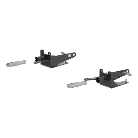 CURT Custom Tow Bar Base Plates for 2016-2018 1500, 2019-2024 1500 CLASSIC - 70121 Adapter Bracket, Plate, Steel, Black Powdercoated, RAM, Kit