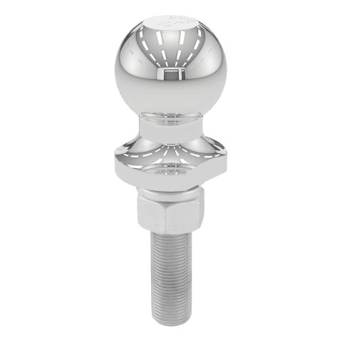 CURT Hitch Balls 40071 Ball, Chrome, 1 7/8 in. Ball, 0.750 in. Diameter Shank, 3 in. Length Shank, 2,000 lbs., Each