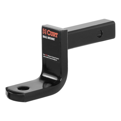 CURT Powdercoated Ball Mounts 45027 Receiver Hitch Mount, Mount, Class I