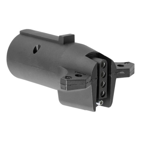 CURT Trailer Harness Adapters 57251 Vehicle Towing Adapter, 7 Way RV Round to 5 Way Flat