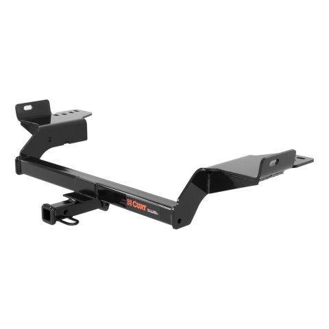 CURT Class 2 Receiver Hitch 12111 Trailer Hitch, II, 1 1/4 in. Receiver, Black Powdercoated, Ford, Each
