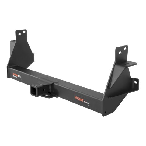 CURT Class 5 Receiver Hitch 15306 Hitch, V, 2 in. Receiver, Square Tube Welded, Black Powdercoated, Nissan, Titan XD, Each