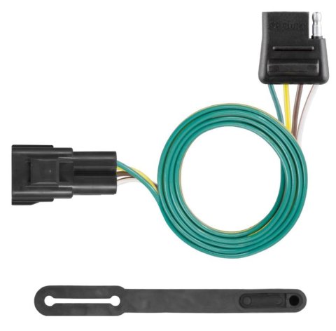 CURT Custom Wiring Connector Harnesses 56325 Vehicle Towing Harness Adapter, Trailer Adapter, Stock to 4-Way Flat, Chevy, GMC, Cadillac, Each