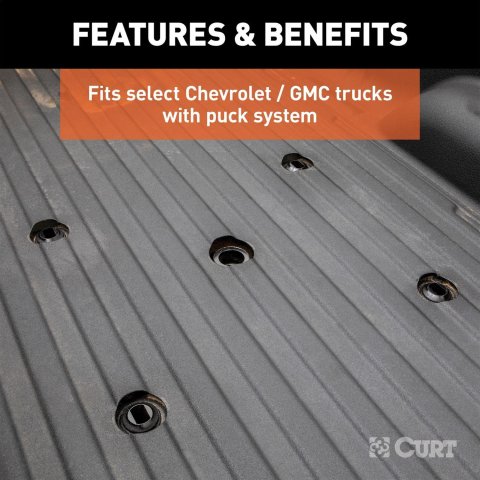 CURT A20 Fifth Wheel Trailer Hitches 16092 Hitch 2020-2020 Silverado 2500 HD 8' Bed with 5th Prep 3500 HD 8' Bed Sierra 2500 HD 8' Bed Sierra 3500 HD 8' Bed Whith Package