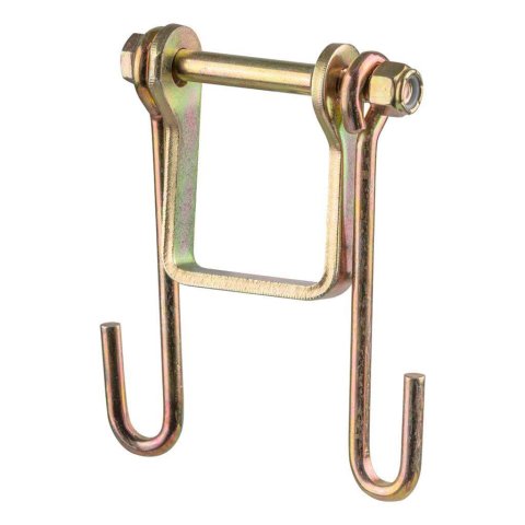 CURT Trailer Safety Chain Holder Brackets 45806 Hitch Bracket, Bracket, 2 in. Shank, Each