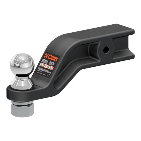 Curt Manufacturing Receiver Hitch Ball Mounts 45375 Loaded Mount, Loaded Mount