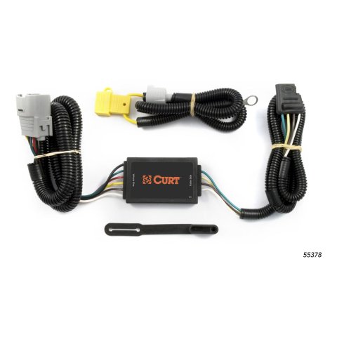 CURT Custom Wiring Connector Harnesses for 2001-2002 TUNDRA - 55378 Vehicle Towing Harness Adapter, T-Connector, 3-Wire System, Circuit Protected Converter, Toyota, Each