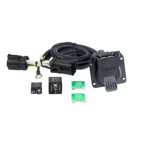 CURT Custom Wiring Connector Harnesses for 1997-2003 F-150, 2004 F-150 HERITAGE, 1997-1999 F-250 - 55242 Vehicle Towing Harness Adapter, Trailer Harness Apapter, 7-Way, Replacement Style, Ford, Each