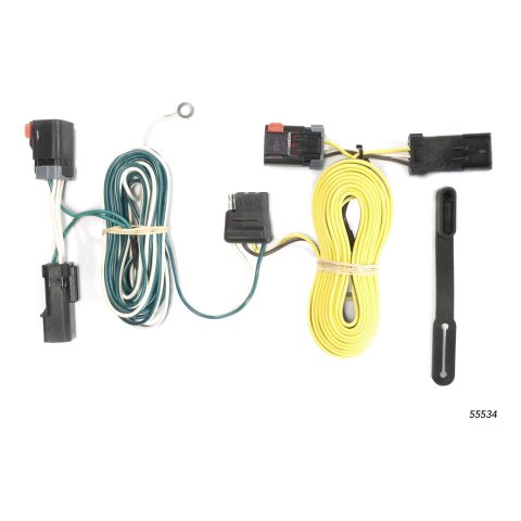 CURT Custom Wiring Connector Harnesses for 2005-2010 300, 2008-2014 CHALLENGER, 2006-2010 CHARGER - 55534 Vehicle Towing Harness Adapter, T-Connector, Chrysler, Dodge, Each