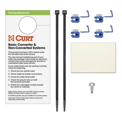 CURT Custom Wiring Connector Harnesses 56175 Vehicle Towing Harness Adapter, Trailer Wire Converter