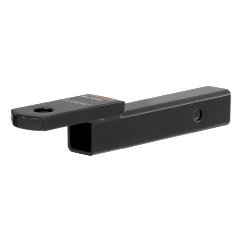 CURT Powdercoated Ball Mounts 45020 Receiver Hitch Mount, Steel, Black, 2 in. Square, 2 in. Drop, .750 in Rise, 10.25 in Length, Each