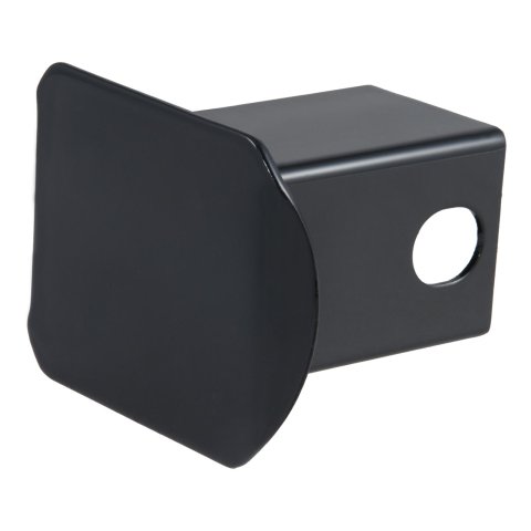 CURT Hitch Tube Covers 22750 Receiver Cover, 2 in. x 2 in., Steel, Black, Universal, Each