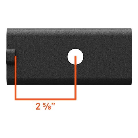 CURT Hitch Receiver Adapters 45405 Adapter, Steel, Black Powdercoated, Each