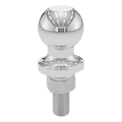 CURT Hitch Balls 40015 Ball, Chrome, 1 7/8 in. Ball, 0.750 in. Diameter Shank, 2.125 in. Length Shank, 2,000 lbs., Each