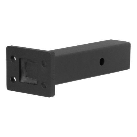 CURT Adjustable Pintle Mounts 48340 Mount, 20,000 lbs. GTW, 1-Position Mounting, 2 1/2 in. Square Receiver Mount, Steel, Black Carbide, Eac