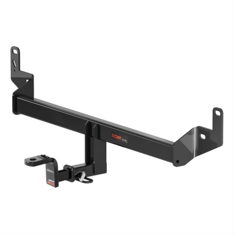 CURT Class 1 Receiver Hitch 114573 Hitch, I,1 1/4 in. Receiver, Square Tube Welded, Black Powdercoated, with Old-Style Ball Mount, Chevrolet, Bolt, Each